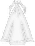 a lovely pixel wedding dress